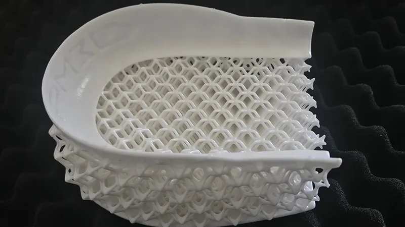 Schuhsohle mit Lattice-Struktur aus Precimid1130 88A